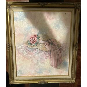 Two Textured Lace Fan Paintings-Cooper